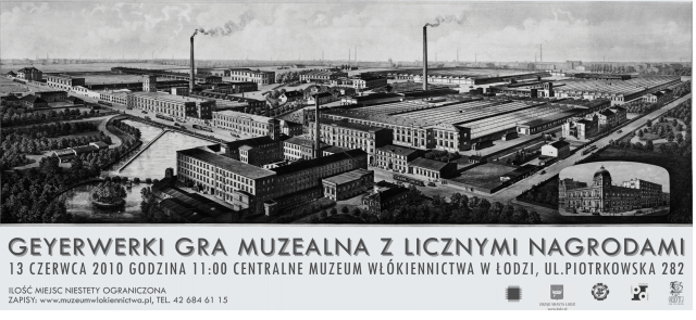 Geyerwerki, gra muzealna - plakat